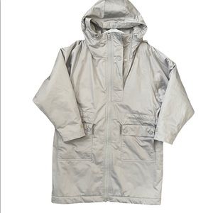 Stella McCartney for Adidas parka. Silver/Gray. 32/S